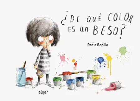 De que Color Es un Beso?. Libros de Carton