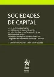 Sociedades de Capital. 6ª Ed. Actualizada Enero 2017