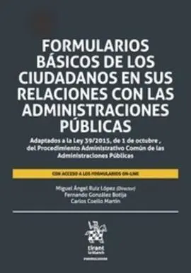 Formularios Básicos de los Ciudadanos en Sus Relaciones con las Administraciones Públicas