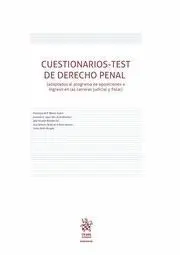 Cuestionarios-Test de Derecho Penal