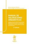 MANUAL DE VALORACIONES URBANÍSTICAS