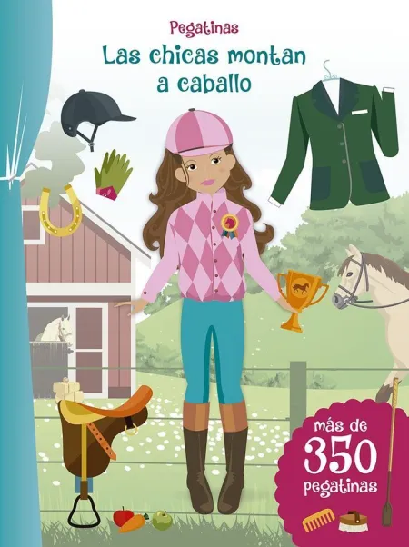 Pegatinas. Las Chicas Montan a Caballo