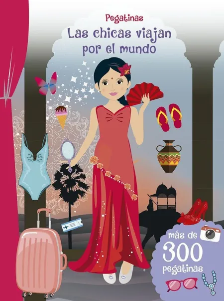Pegatinas. Las Chicas Viajan por en Mundo