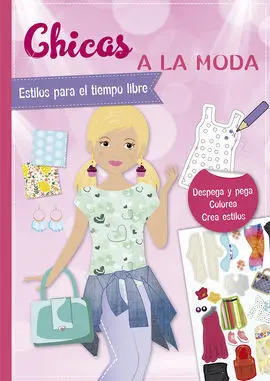 Pegatinas. Chicas a la Moda. Estilos para el Tiemp