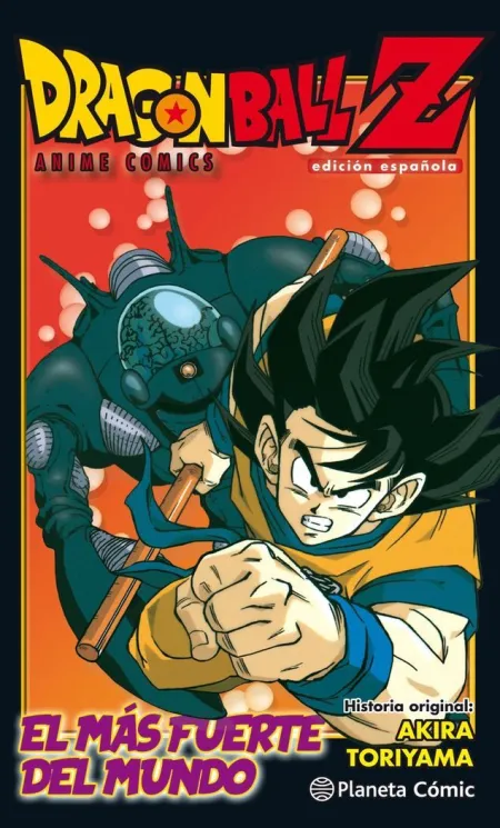 Dragon Ball Z Anime Comic el Hombre Más Fuerte del Mundo