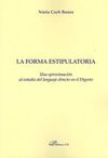 LA FORMA ESTIPULATORIA
