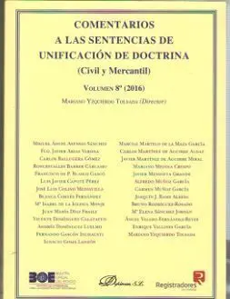 Comentarios a las Sentencias de Unificacion de Doctrina Vol. 8 (2016)