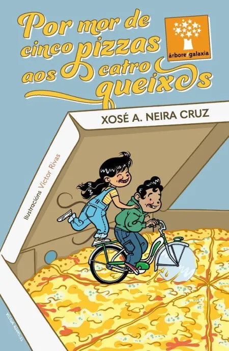 Por Mor de Cinco Pizzas Aos Catro Queixos.
