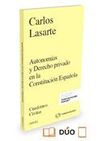 AUTONOMÍAS Y DERECHO PRIVADO EN LA CONSTITUCIÓN ESPAÑOLA