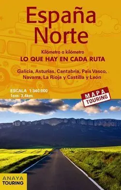 Mapa de Carreteras 1:340. 000 - España Norte (Desplegable)