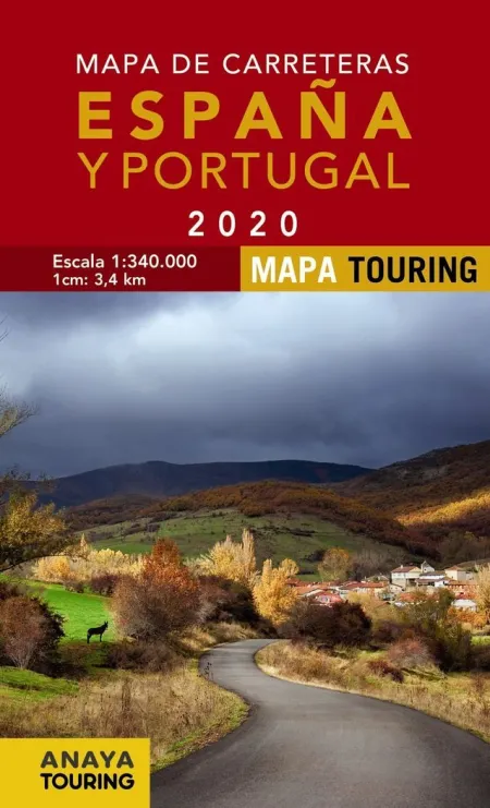Mapa de Carreteras de España y Portugal 1:340. 000, 2020