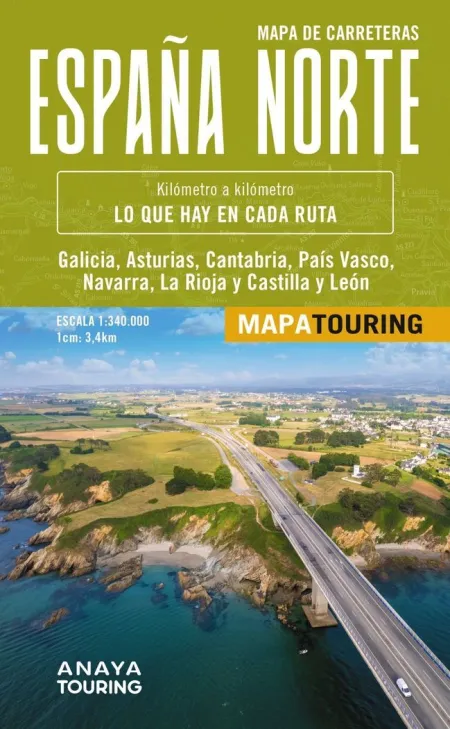 Mapa de Carreteras de España Norte 1:340. 000 - (Desplegable)