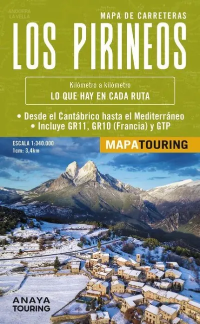 Mapa de los Pirineos 1:3