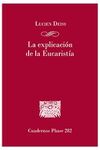 LA EXPLICACION DE LA EUCARISTIA