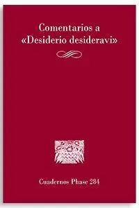 Comentarios a Desiderio Desideravi