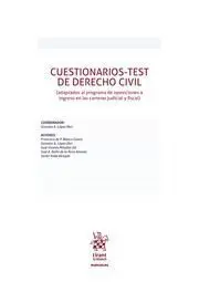 Cuestionarios-Test de Derecho Civil