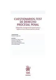 Cuestionarios-Test de Derecho Procesal Penal