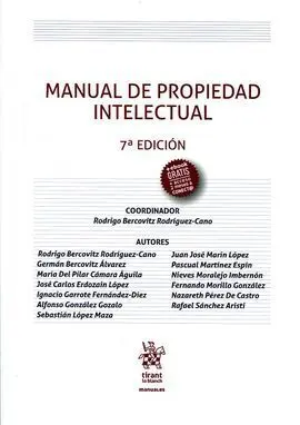 Manual de Propiedad Intelectual. 7ª Ed. 2017