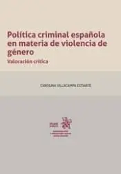 Política Criminal Española en Materia de Violencia de Género