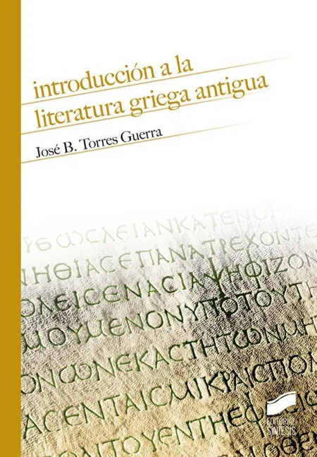 Introduccion a la Literatura Griega Antigua