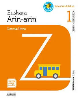 Euskara Arin-Arin Letraz Letra 1 Lehen Hiruhilekoa Egiten Jakin Zurekin