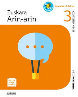 Euskara Arin-Arin 3 Lehen Hiruhilekoa Egiten Jakin Zurekin