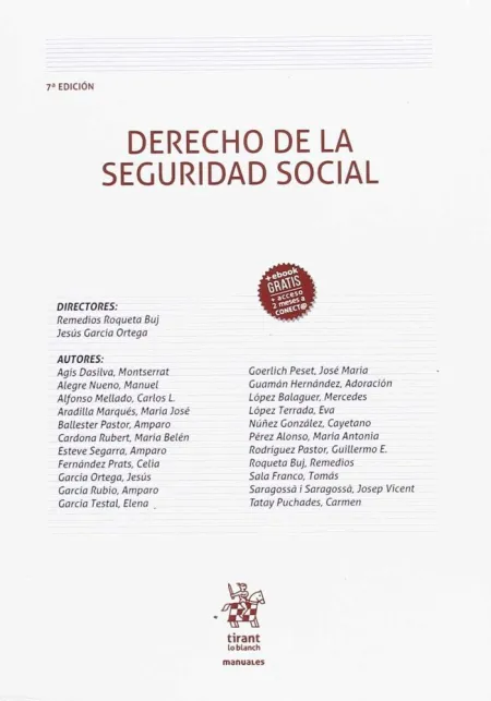 Derecho de la Seguridad Social. 7ª Ed. 2018