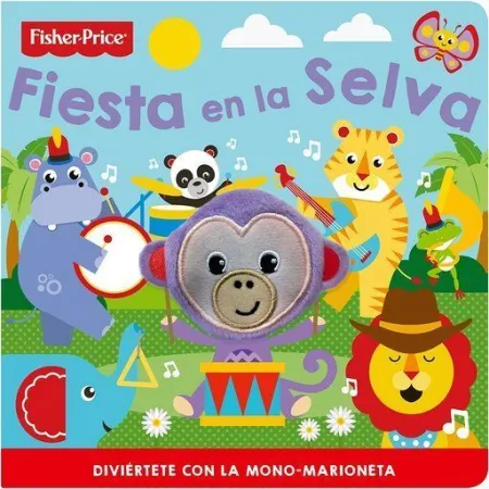 Libro Marioneta Fiesta en la Selva - Fisher Price
