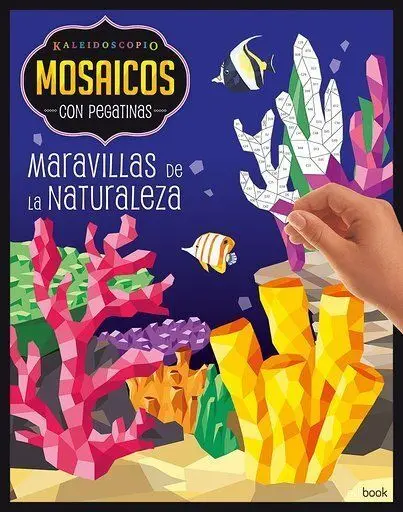 Kaleidoscopio- Mosaicos con Pegatinas para Adultos- Maravillas Naturaleza