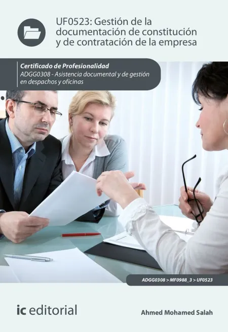 Uf0523 - Gestión de la Documentación de Constitución y de Contratación de la Empresa. Adg