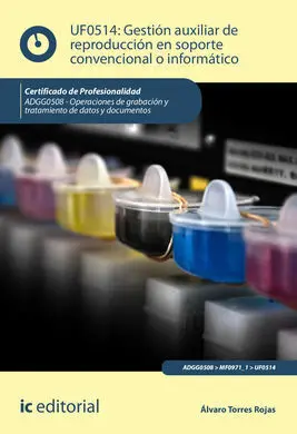 Gestión Auxiliar de Reproducción en Soporte Convencional o Informático. Adgg0508