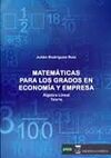 MATEMÃTICAS PARA LOS GRADOS EN ECONOMÃA Y EMPRESA ALGEBRA LINEAL TEORÃA NUEVO 20