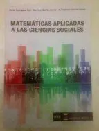 Matematicas Aplicadas a las Ciencias Sociales