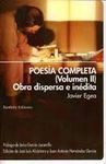 POESÍA COMPLETA (VOLUMEN II)