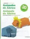 Animales de Africa. 20 Maquetas para Recortar