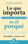 LO QUE IMPORTA ES EL PORQUÉ