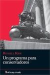 UN PROGRAMA PARA CONSERVADORES