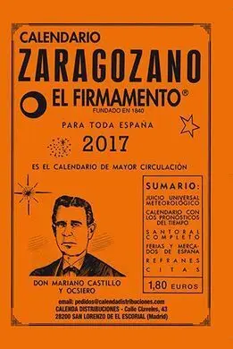 Calendario Zaragozano 2017