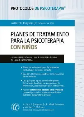 Planes de Tratamiento para la Psicoterapia con Niños