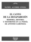 CANTO DE LA DESAPARICIÓN