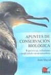 APUNTES DE CONSERVACION BIOLOGICA