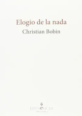 Elogio de la Nada