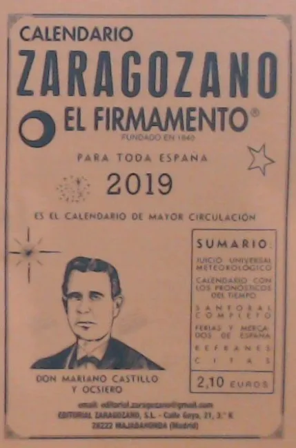 Calendario Zaragozano 2019