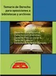 Temario de Derecho para Oposiciones a Bibliotecas y Archivos