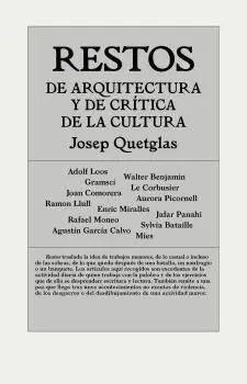 Restos de Arquitectura y Crítica de la Cultura