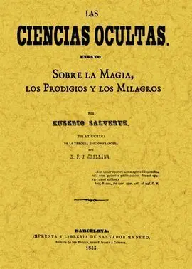 Ciencias Ocultas Ensayo Sobre la Magia los Prodigios