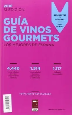 Guia de Vinos Gourmets 2016