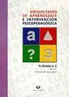 Dificultades de Aprendizaje e Intervencion Psicopedagogica Vol 1