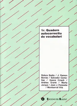 Quadern Autocorrectiu de Vocabulari 1