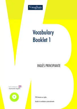 Vocabulary Booklet 1 Alum + Cd